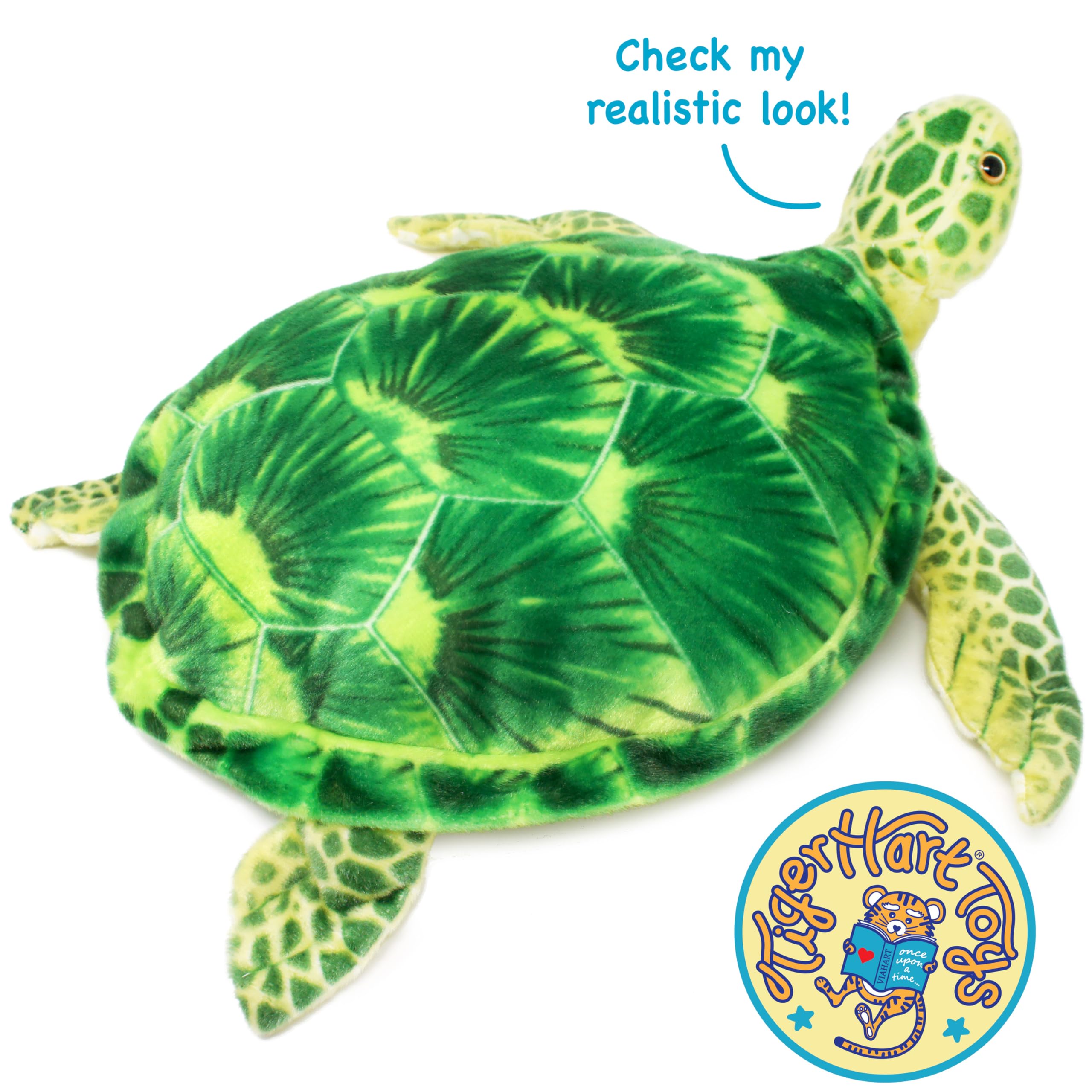 Amazon.com: TigerHart Olivia The Hawksbill Turtle - 20 Inch Big